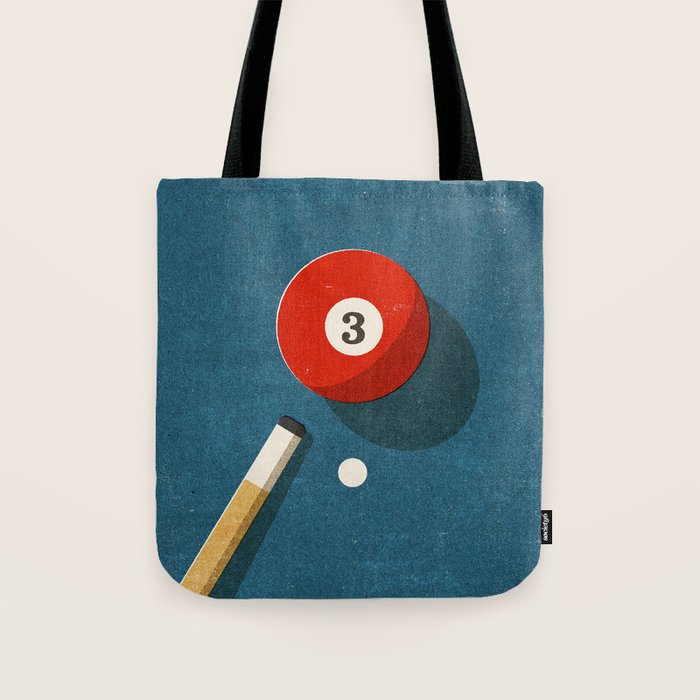 BILLIARDS / Ball 3 Tote Bag Gallery Image 1