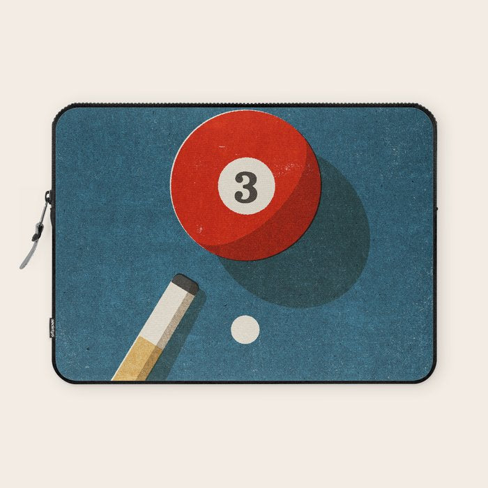 BILLIARDS / Ball 3 Laptop Sleeve Gallery Image 1
