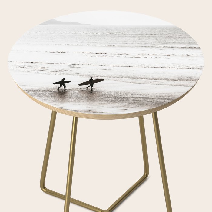 Surfer Black and White Side Table Gallery Image 2