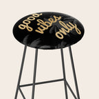 Good Vibes Only Palm Trees Stool Gallery Image 2
