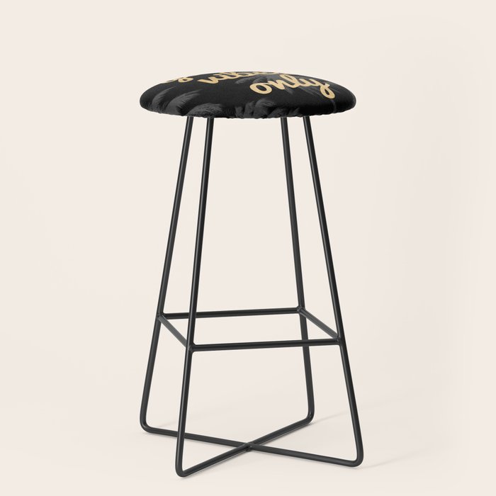 Good Vibes Only Palm Trees Stool Gallery Image 1