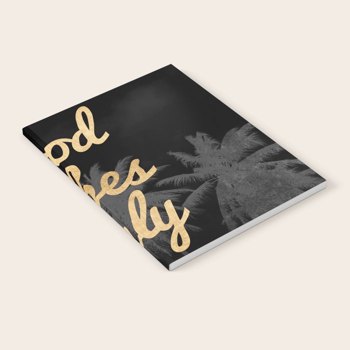 Good Vibes Only Palm Trees Notebook Gallery Image 2