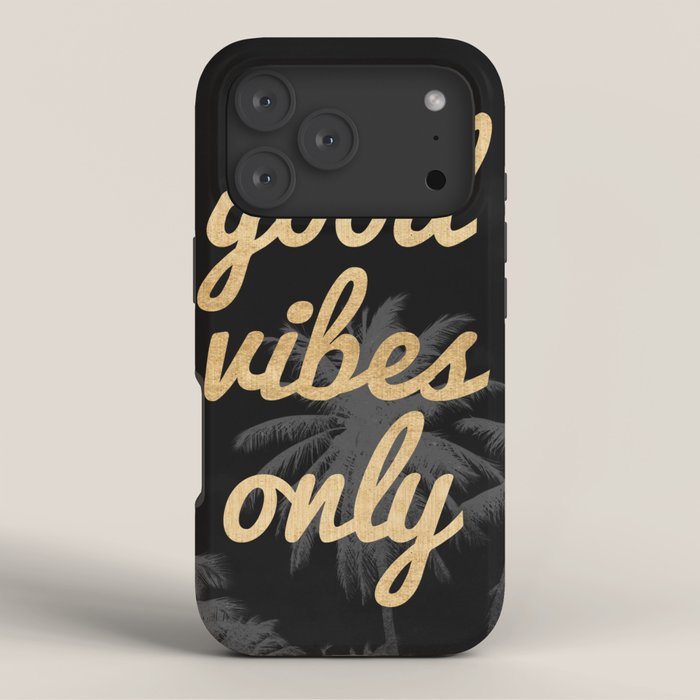 Good Vibes Only Palm Trees iPhone Case Gallery Image 3