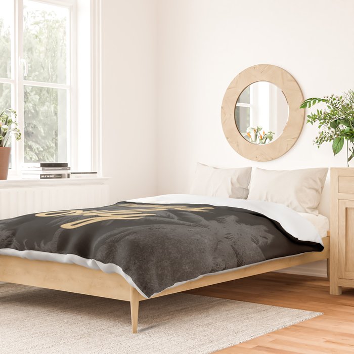 Good Vibes Only Palm Trees Duvet Cover Gallery Image 2
