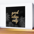 Good Vibes Only Palm Trees Wall Mural Gallery Image 2