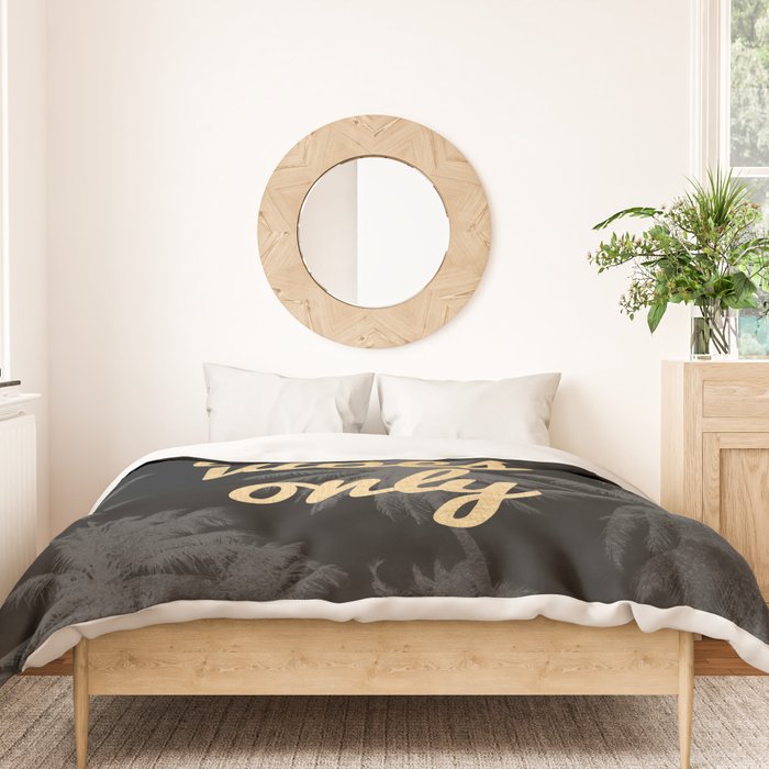 Good Vibes Only Palm Trees Duvet Cover Gallery Image 3