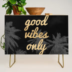 Good Vibes Only Palm Trees Credenza Gallery Image 1