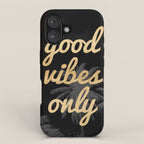 Good Vibes Only Palm Trees iPhone Case Gallery Image 1