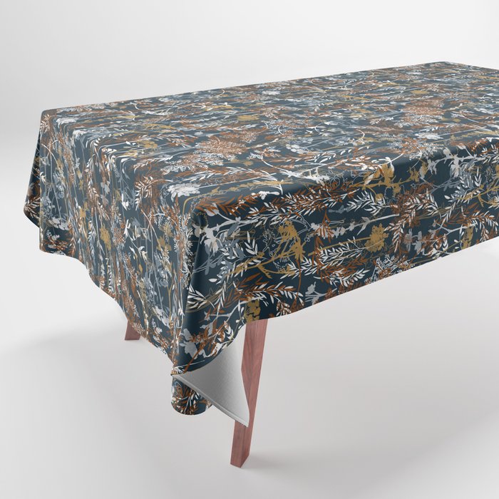 Abstract Forest Night A Tablecloth Gallery Image 1
