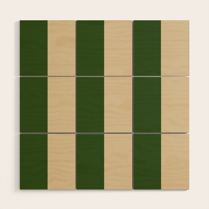 Sawdust and Pine Striped Harmony Wood Wall Art Gallery Image 1