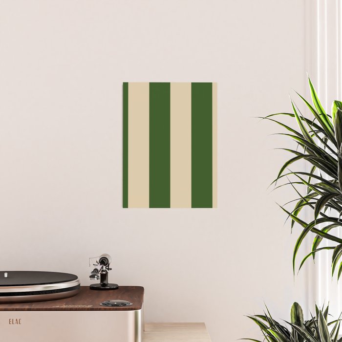 Sawdust and Pine Striped Harmony Poster Gallery Image 2