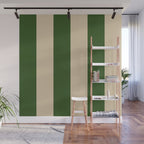 Sawdust and Pine Striped Harmony Wall Mural Gallery Image 1