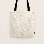 Paisley - Soft Pink Tote Bag Gallery Image 1