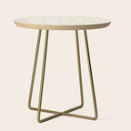 Paisley - Soft Pink Side Table Gallery Image 1