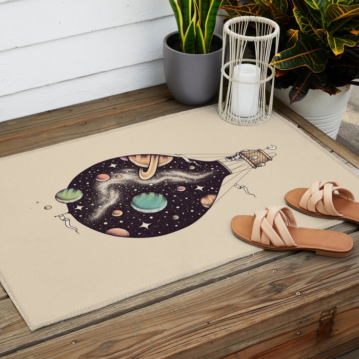 Interstellar Journey Outdoor Rug Gallery Image 2