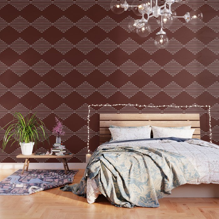 Geo (Red Wine) Wallpaper Gallery Image 3