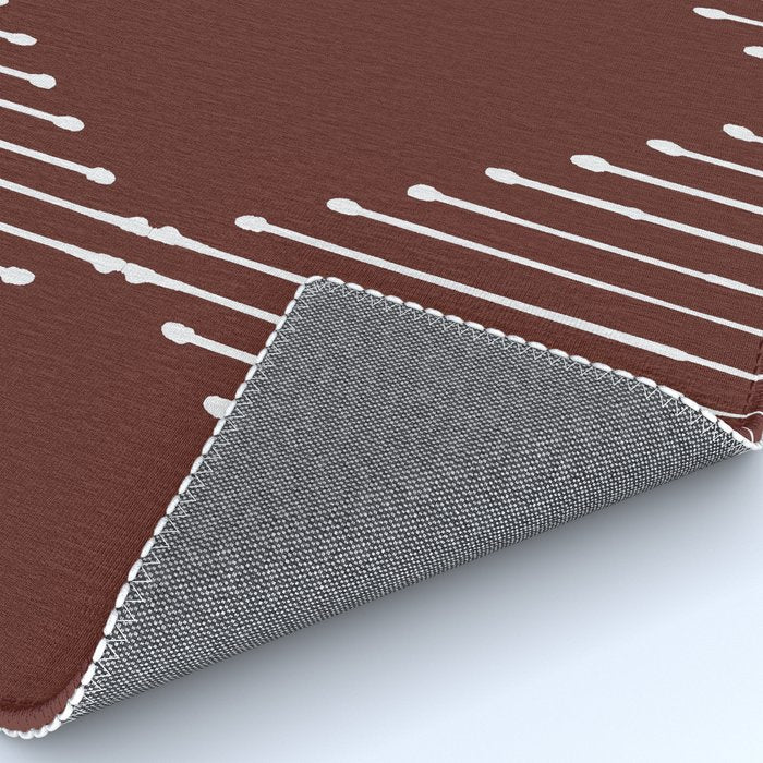 Geo (Red Wine) Rug Gallery Image 4