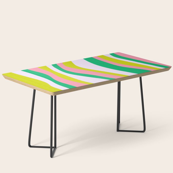 Retro Ribbon Stripes Coffee Table Gallery Image 1