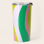 Retro Ribbon Stripes Travel Mug Gallery Image 2
