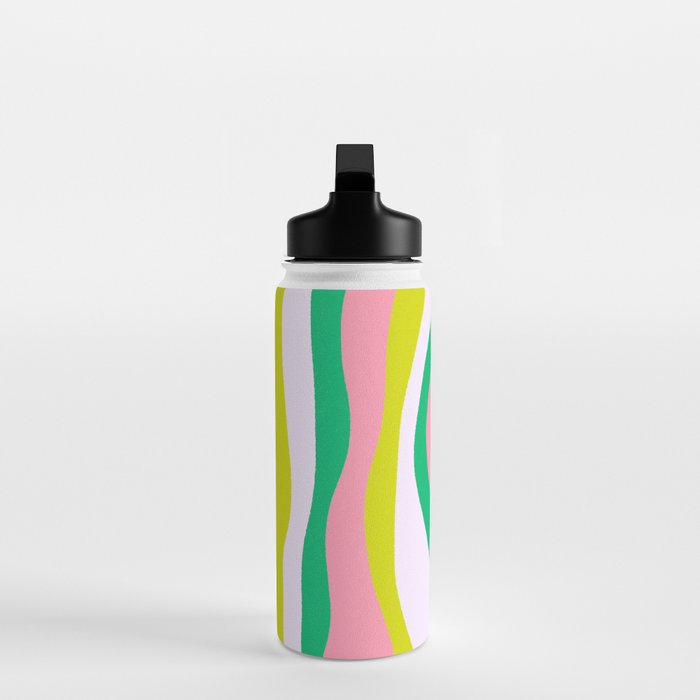 Retro Ribbon Stripes Water Bottle Gallery Image 3