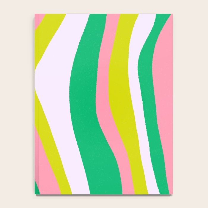 Retro Ribbon Stripes Notebook Gallery Image 4