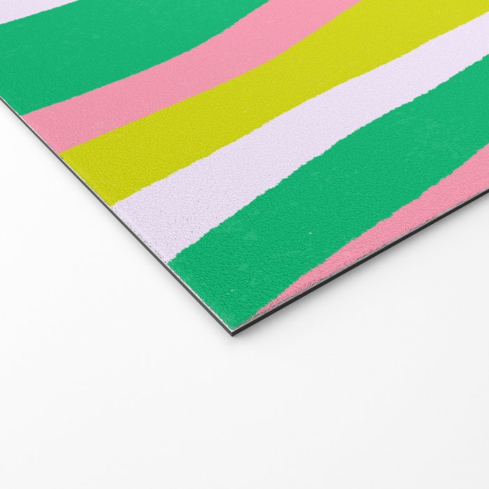 Retro Ribbon Stripes Welcome Mat Gallery Image 2