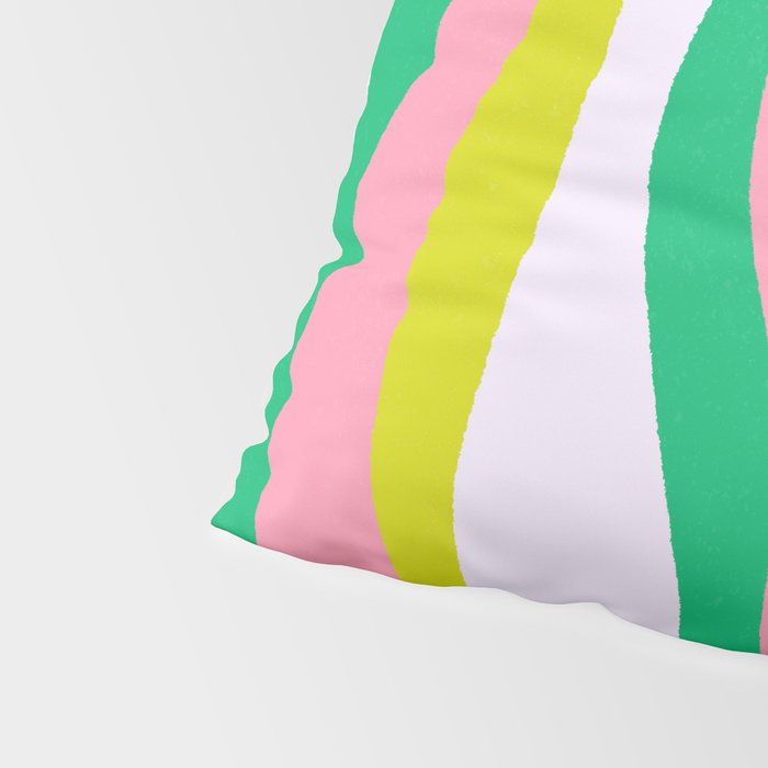 Retro Ribbon Stripes Pillow Sham Gallery Image 4