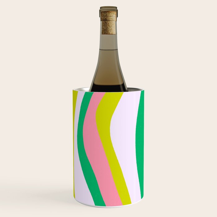 Retro Ribbon Stripes Wine Chiller Gallery Image 1