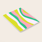Retro Ribbon Stripes Notebook Gallery Image 3