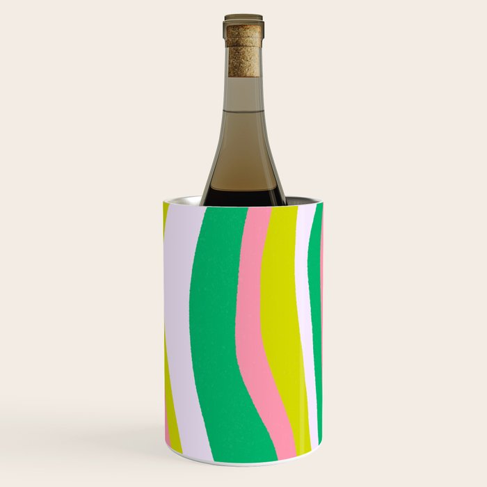 Retro Ribbon Stripes Wine Chiller Gallery Image 3