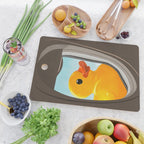 Hello! Yellow Duck Cutting Board Gallery Image 2