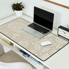William Morris Vintage Double Bough Cream Pewter Desk Mat Gallery Image 2