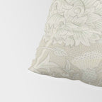 William Morris Vintage Double Bough Cream Pewter Pillow Sham Gallery Image 4