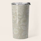 William Morris Vintage Double Bough Cream Pewter Travel Mug Gallery Image 2