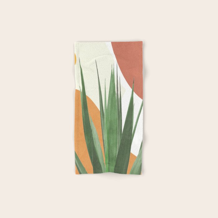 Abstract Agave Plant Hand & Bath Towel Gallery Image 1