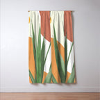 Abstract Agave Plant Window Curtain Gallery Image 3