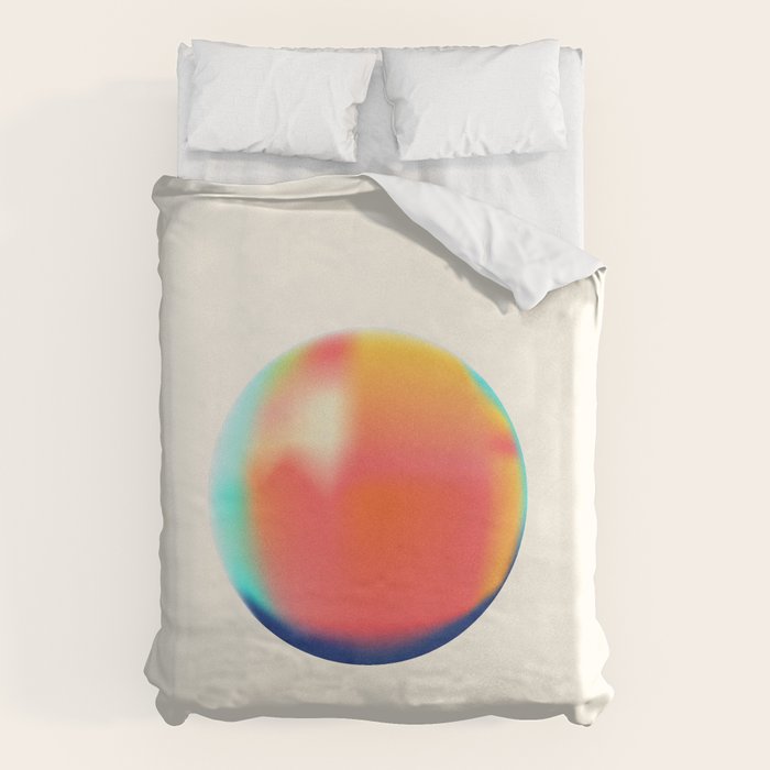 Bright Gradient Sphere  Duvet Cover Gallery Image 6