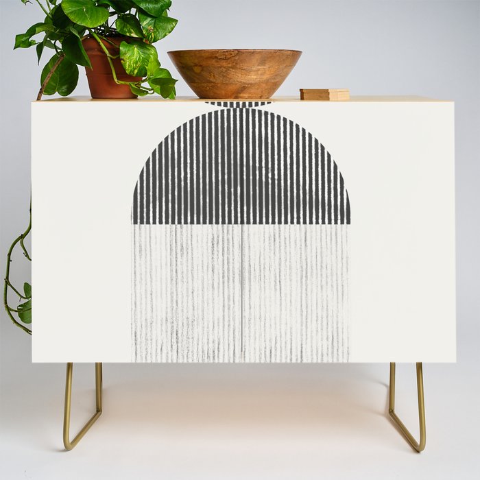 Mid Century Paper Graphic_01 Credenza Gallery Image 1