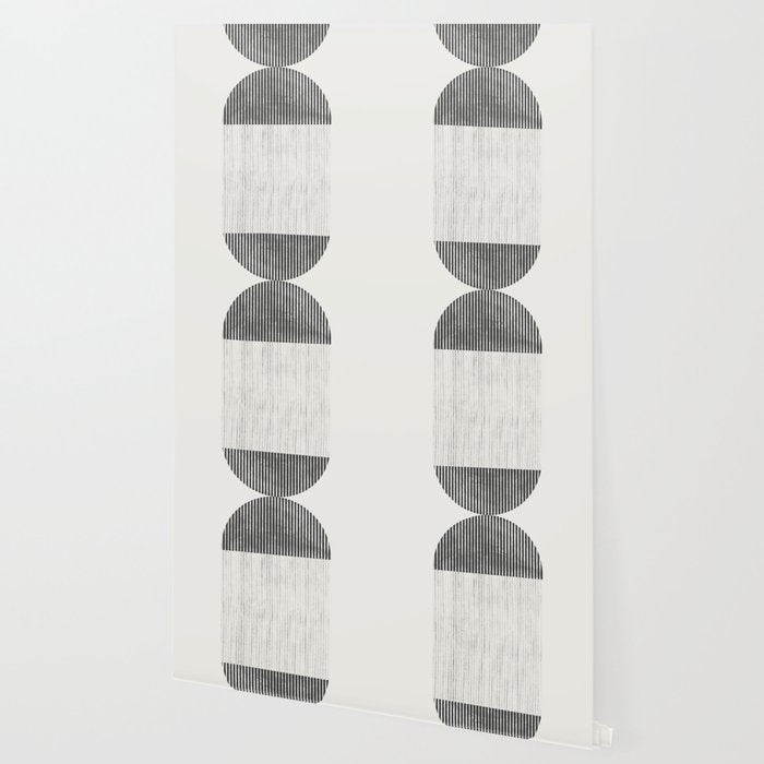 Mid Century Paper Graphic_01 Wallpaper Gallery Image 2