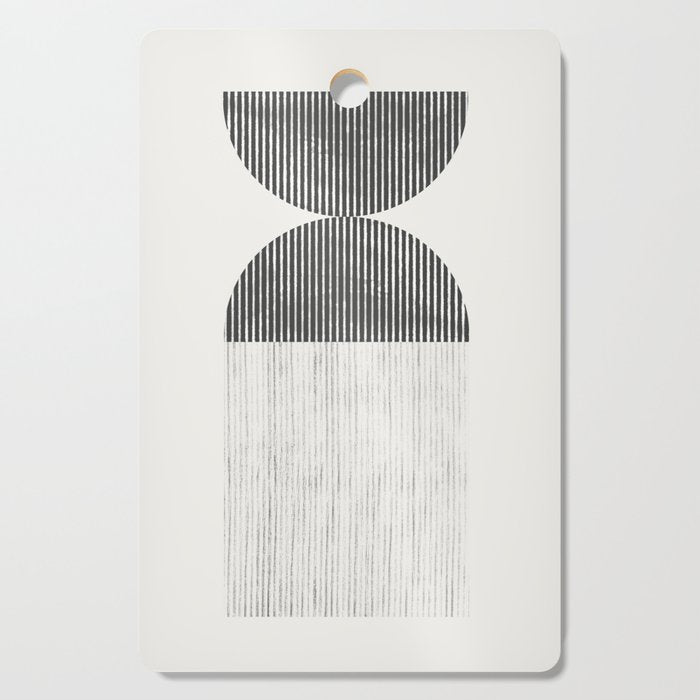 Mid Century Paper Graphic_01 Cutting Board Gallery Image 1