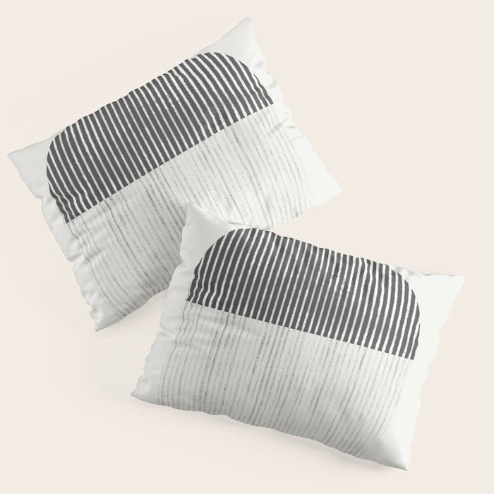 Mid Century Paper Graphic_01 Pillow Sham Gallery Image 3