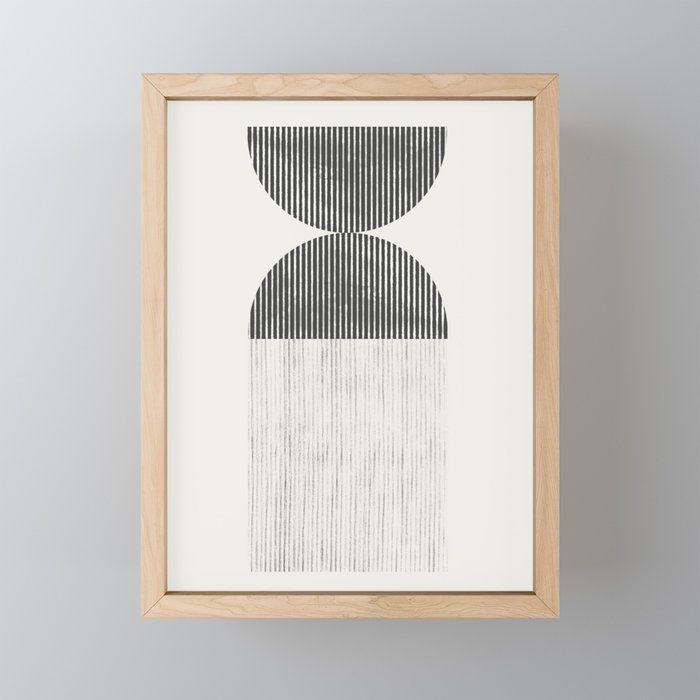Mid Century Paper Graphic_01 Mini Art Print Gallery Image 1