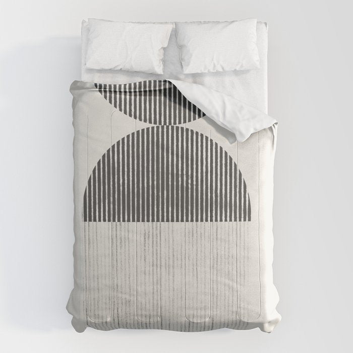 Mid Century Paper Graphic_01 Comforter Gallery Image 1