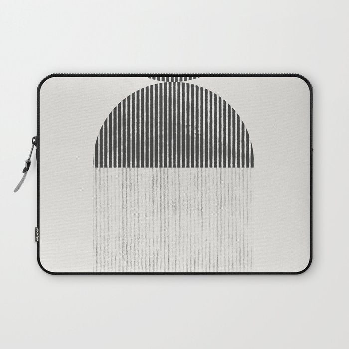 Mid Century Paper Graphic_01 Laptop Sleeve Gallery Image 1