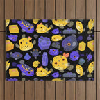 Boxfish - black Outdoor Rug Gallery Image 1