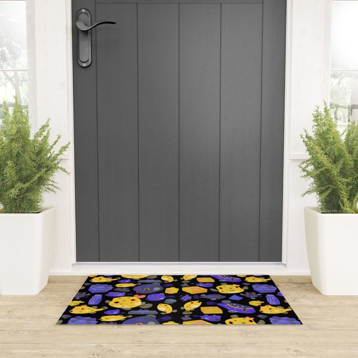 Boxfish - black Welcome Mat Gallery Image 3