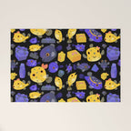 Boxfish - black Welcome Mat Gallery Image 1