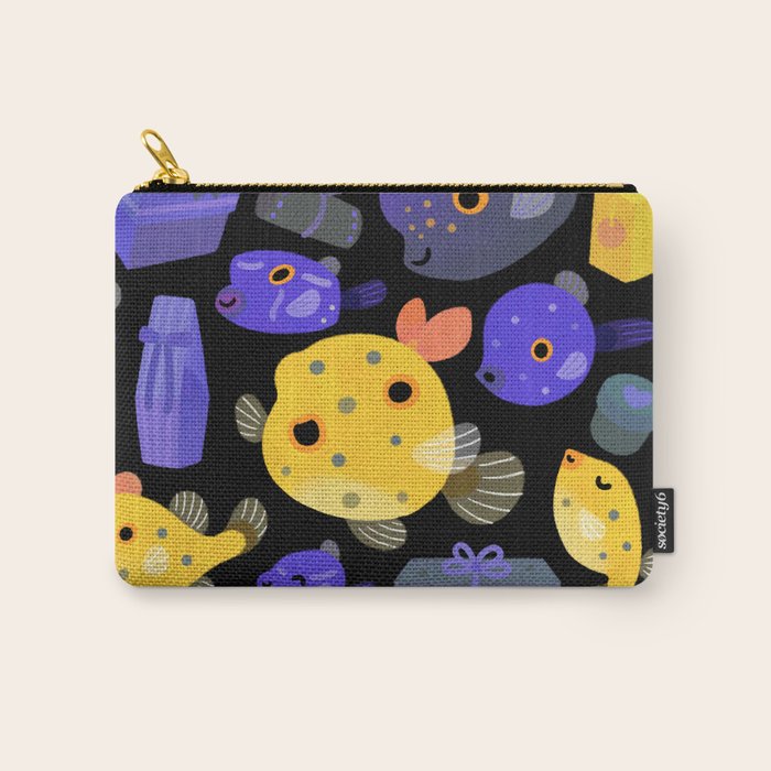 Boxfish - black Carry All Pouch Gallery Image 1