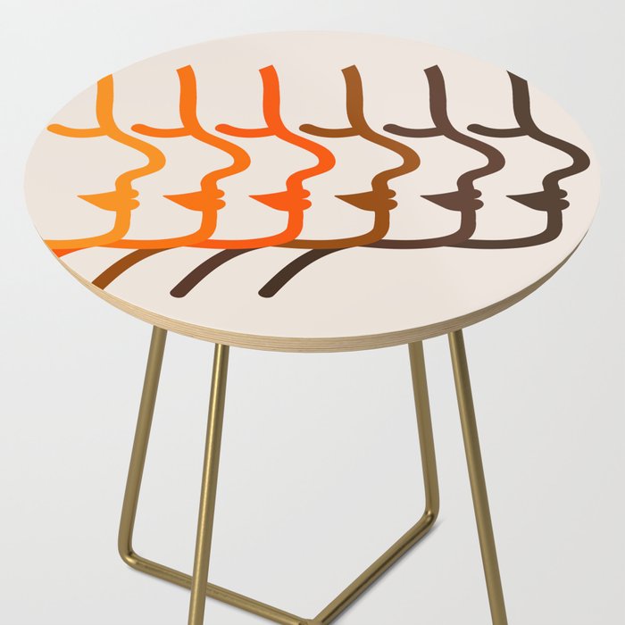 Golden Silhouettes Side Table Gallery Image 2