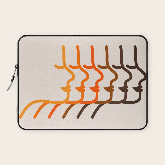 Golden Silhouettes Laptop Sleeve Gallery Image 1